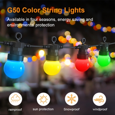 LED户外灯 - HCP085  G50四色户外灯串